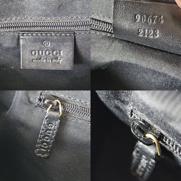 Rare Authentic Vintage Gucci Black Top Handle Tote/Satchel/Doctor Bag - Picture 5 of 15